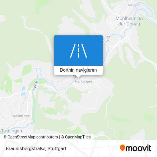 Bräunisbergstraße Karte