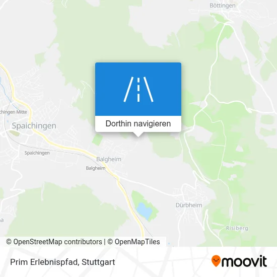 Prim Erlebnispfad Karte