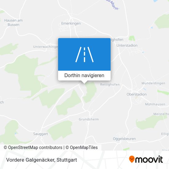 Vordere Galgenäcker Karte