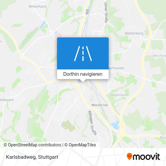 Karlsbadweg Karte