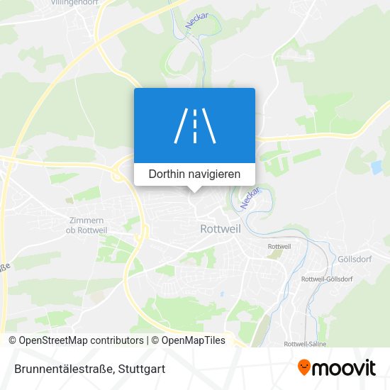 Brunnentälestraße Karte