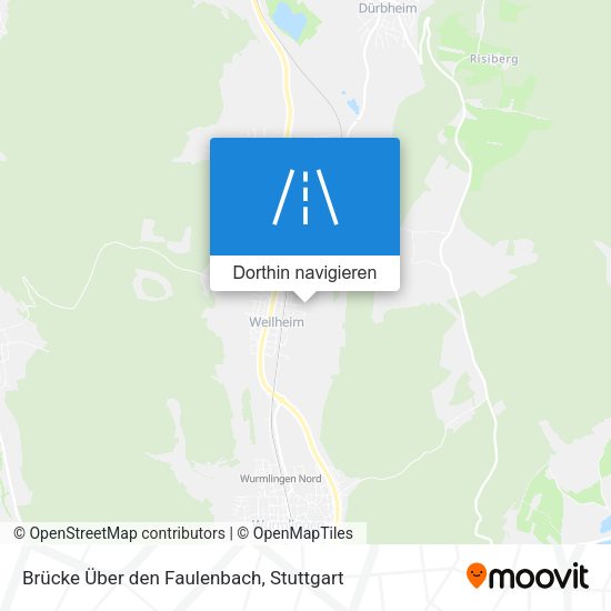 Brücke Über den Faulenbach Karte