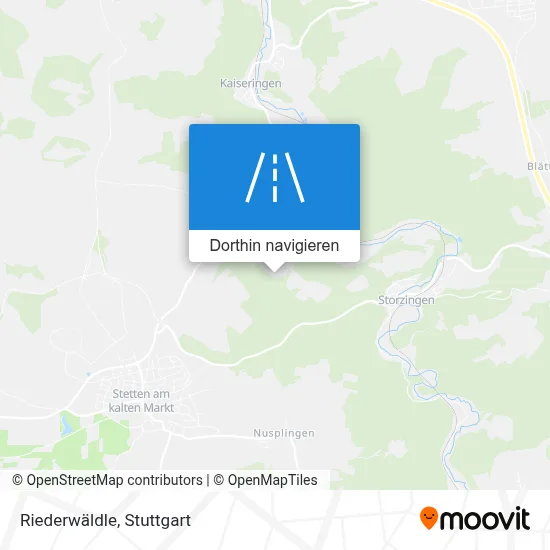 Riederwäldle Karte