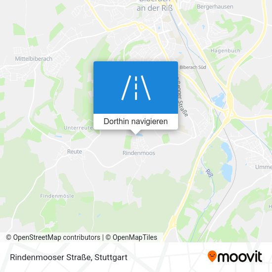 Rindenmooser Straße Karte