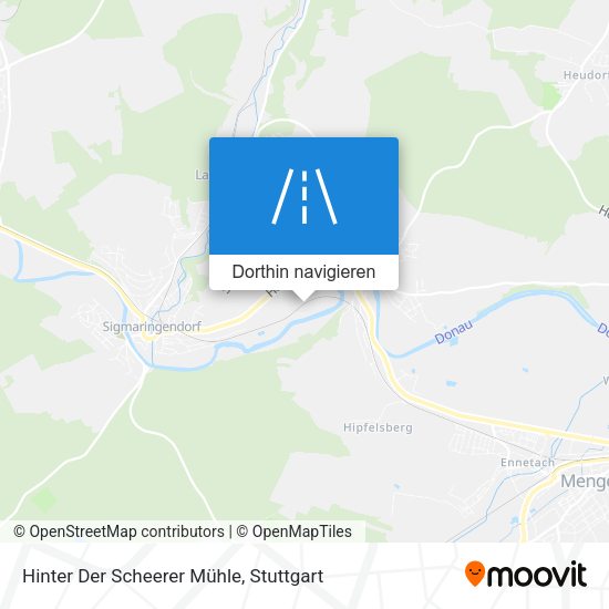 Hinter Der Scheerer Mühle Karte