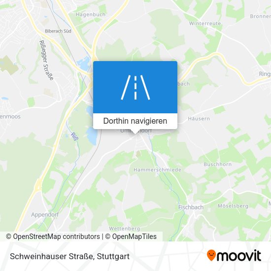 Schweinhauser Straße Karte