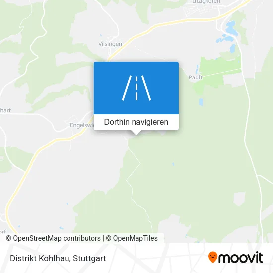 Distrikt Kohlhau Karte