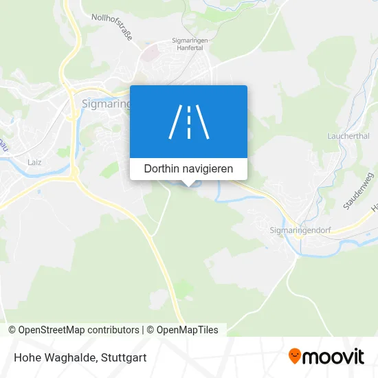 Hohe Waghalde Karte