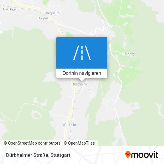 Dürbheimer Straße Karte