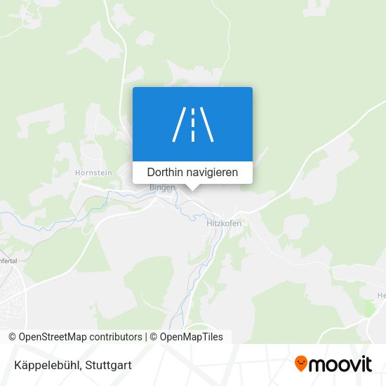 Käppelebühl Karte