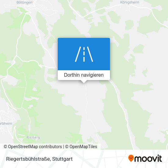 Riegertsbühlstraße Karte