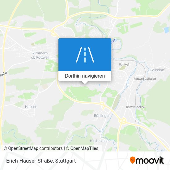 Erich-Hauser-Straße Karte