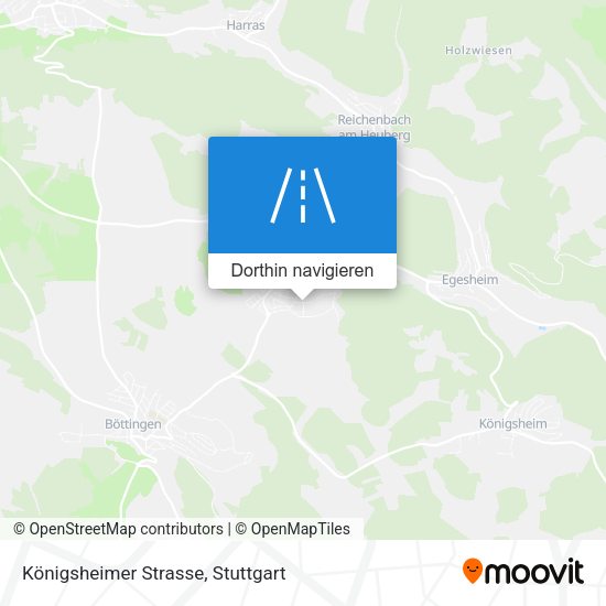 Königsheimer Strasse Karte