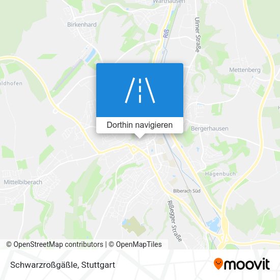 Schwarzroßgäßle Karte