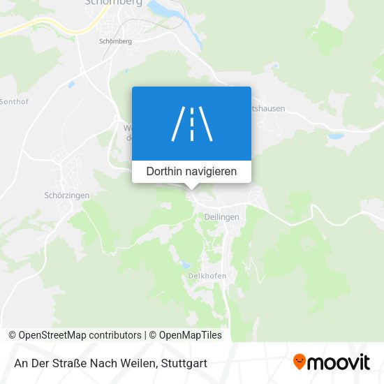 An Der Straße Nach Weilen Karte