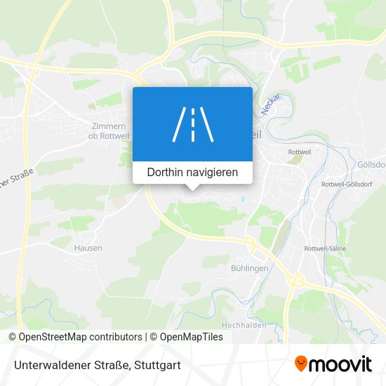 Unterwaldener Straße Karte