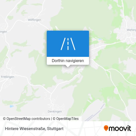 Hintere Wiesenstraße Karte