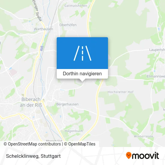 Schelcklinweg Karte