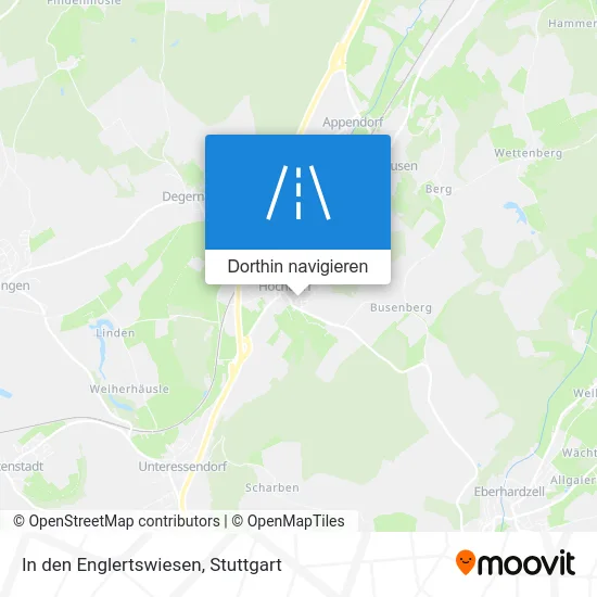 In den Englertswiesen Karte