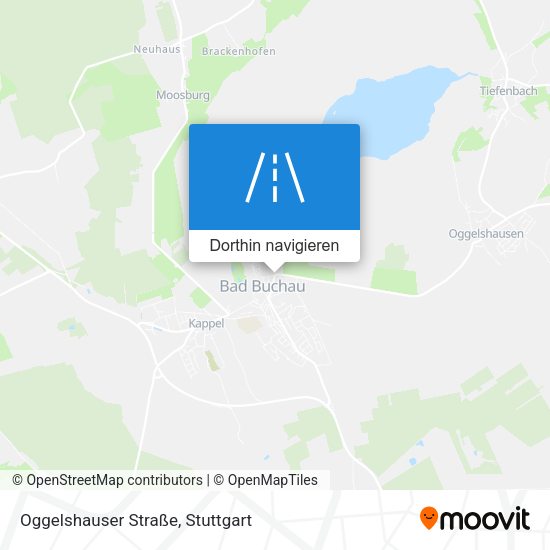 Oggelshauser Straße Karte