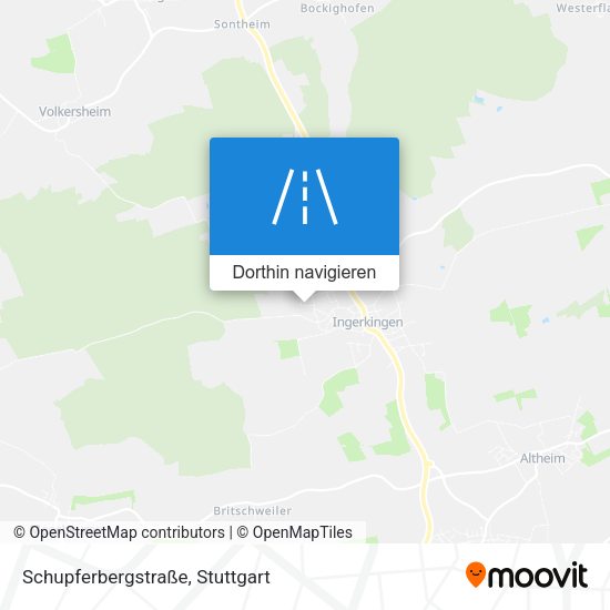 Schupferbergstraße Karte