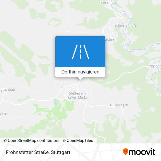 Frohnstetter Straße Karte
