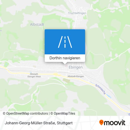 Johann-Georg-Müller-Straße Karte