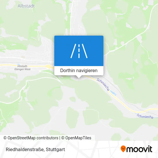 Riedhaldenstraße Karte