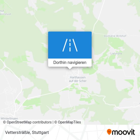 Vettersträßle Karte