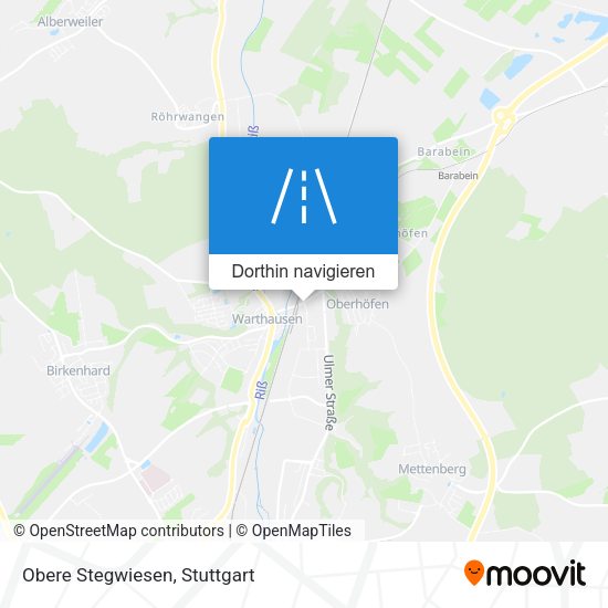 Obere Stegwiesen Karte