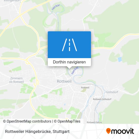 Rottweiler Hängebrücke Karte