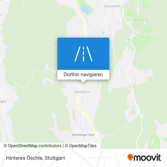 Hinteres Öschle Karte