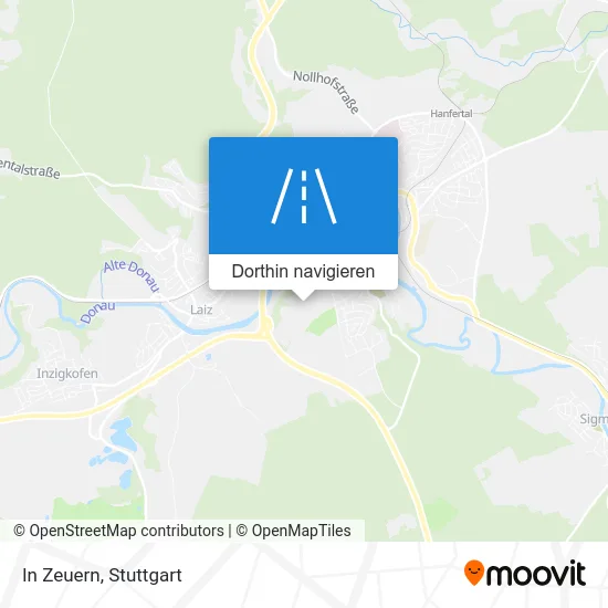 In Zeuern Karte