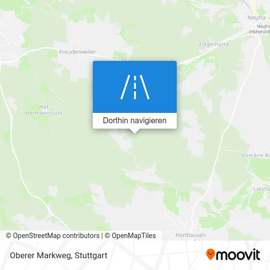 Oberer Markweg Karte