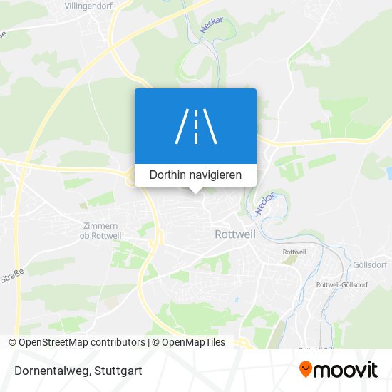 Dornentalweg Karte