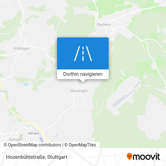 Hozenbühlstraße Karte