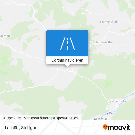 Laubühl Karte