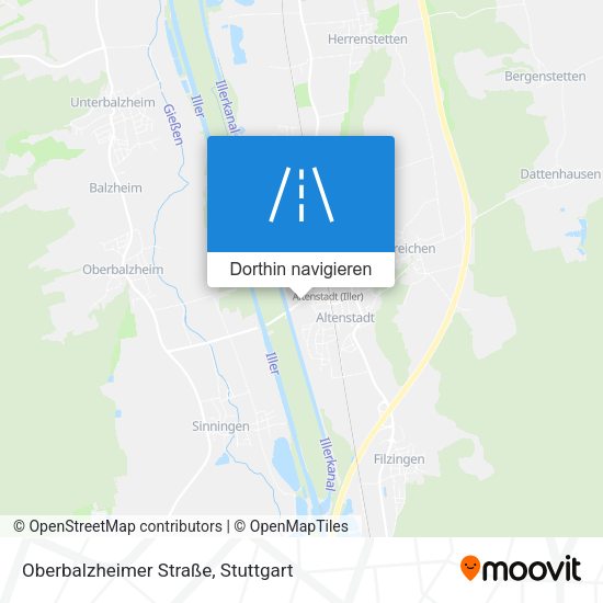 Oberbalzheimer Straße Karte