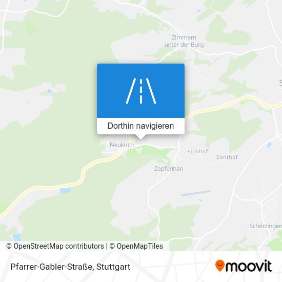 Pfarrer-Gabler-Straße Karte