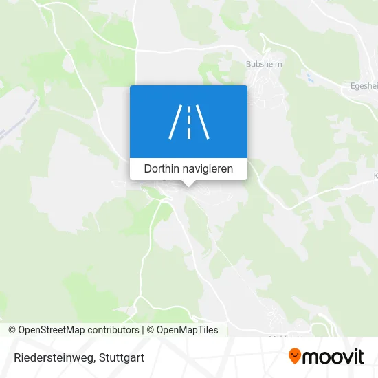 Riedersteinweg Karte