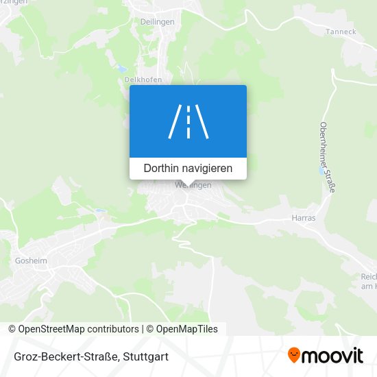 Groz-Beckert-Straße Karte