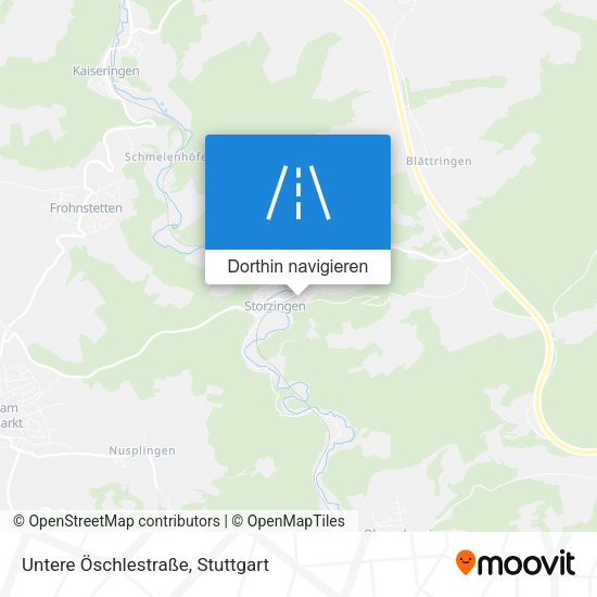 Untere Öschlestraße Karte