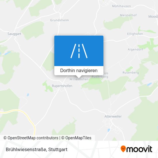 Brühlwiesenstraße Karte