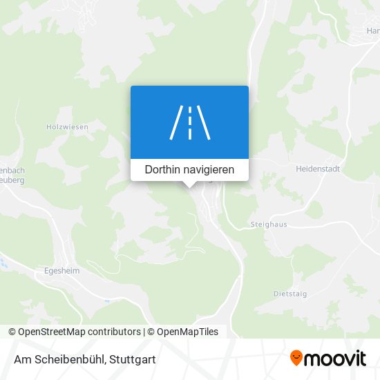 Am Scheibenbühl Karte