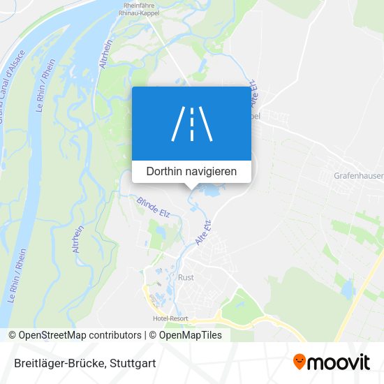 Breitläger-Brücke Karte
