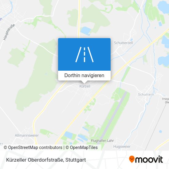 Kürzeller Oberdorfstraße Karte