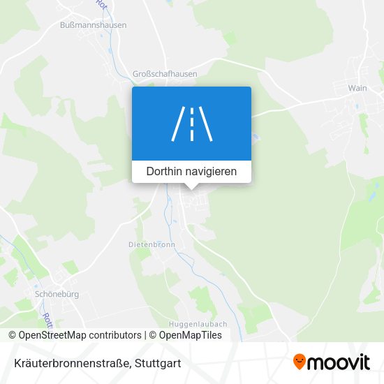 Kräuterbronnenstraße Karte