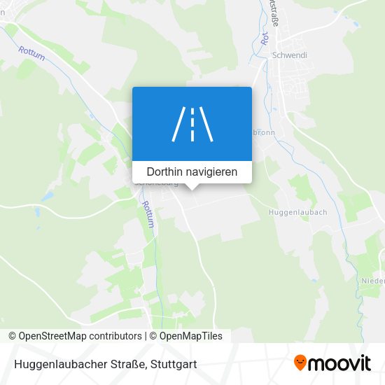 Huggenlaubacher Straße Karte