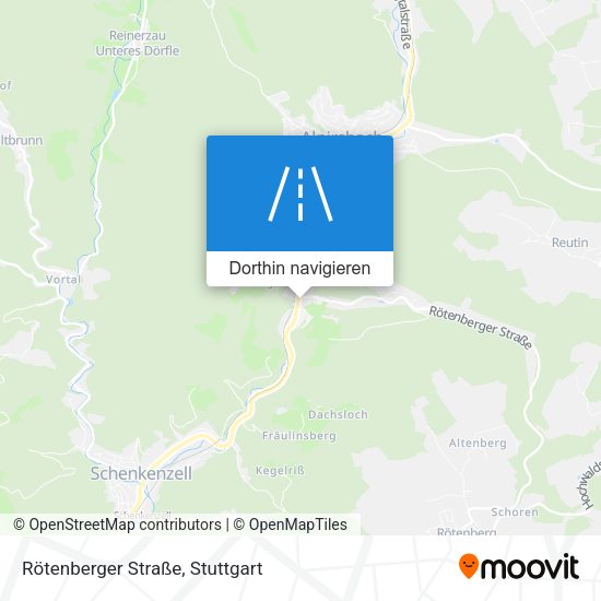 Rötenberger Straße Karte