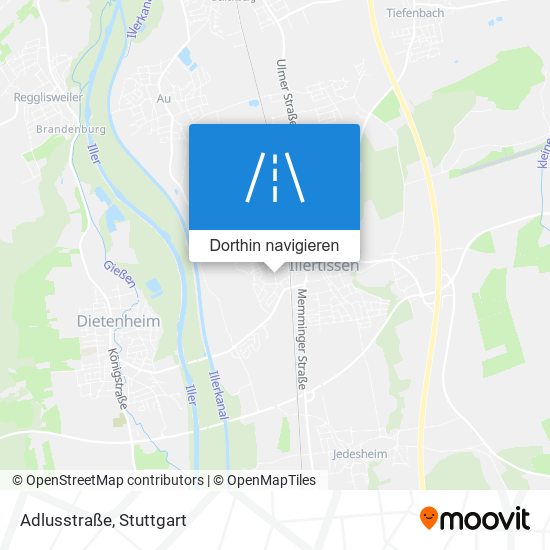 Adlusstraße Karte